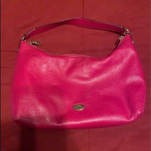 Pink coach purse